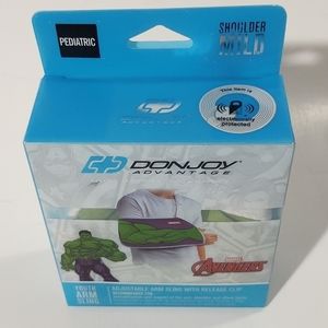 Marvel THE HULK Adjustable Arm Sling with Release Clip Shoulder Mild PEDIATRIC